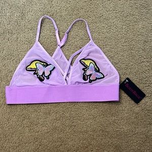 Body Rage Mesh Mushroom and Butterfly Bralette